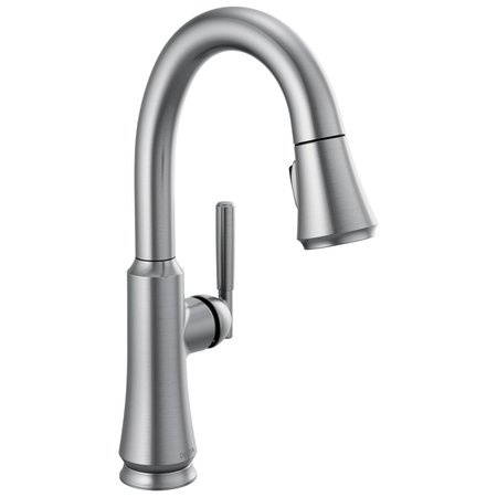 DELTA Coranto Single Handle Pull Down Bar/Prep Faucet 9979-AR-DST